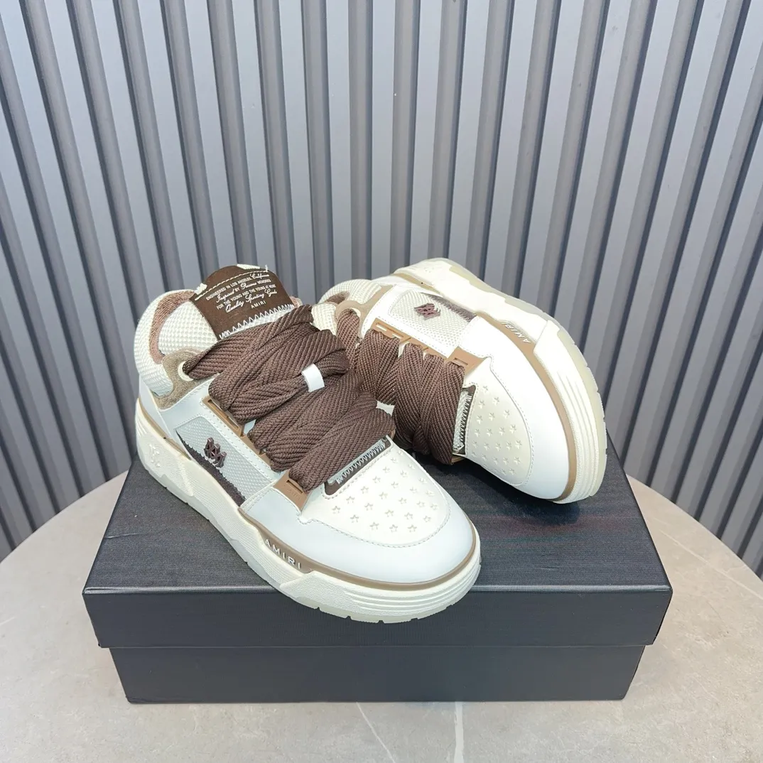 Men's shoes 💰660💰 AMIRI AMIRI trendy brand hot sale 🔥 Available all year round, couples 💑 Official website synchronization Imported fabrics 1⃣️ vs 1⃣️ replica, original factory special original sole, 35-45 (45. non-refundable)